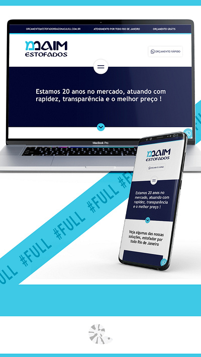 Site Maim Estofados - FullDynamic Digital logo