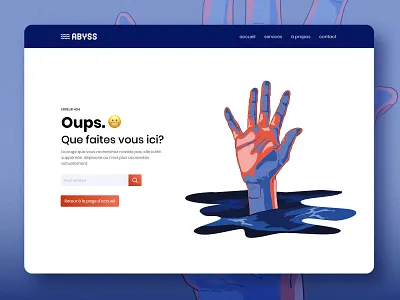 Daily UI 08/100 - Error 404 page 404 page dailyui design error 404 error page graphic design ui ui challenge ui design webdesign