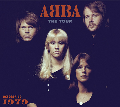 Abba the tour redesign branding design graphic design illustration