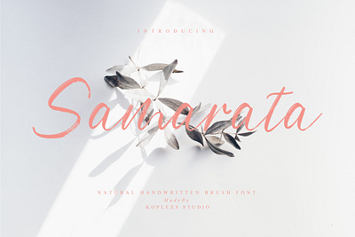 Samarata - Natural Handwritten Brush Font fancy fonts google font