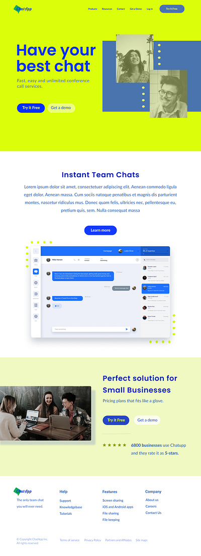 ChatApp app branding design figma graphic design illustration logo ui uiux vector