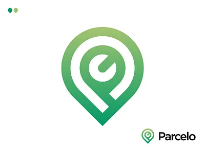Parcelo - Parcel Delivery Logo Design alphabet logo box branding delivery deliveryman express fast home delivery location logo logomark logos logotype map online p letter parcel send shopping transfer