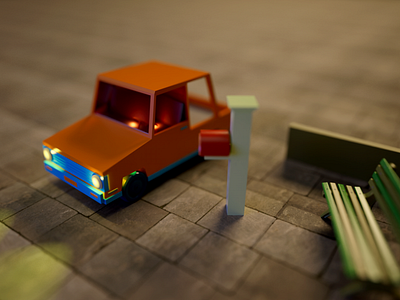 3D car illustration 3d 3d art 3d illustration 3d model 3dillustration art car cinema 4d composition creative design illustration illustrator illustrator art low poly lowpoly lowpoly illustration redshift render toy unique design