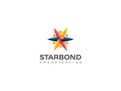 Starbond Logo, Star logo, Organization Logo brand designer brand identity branding faoundation logo icon logo logo design logo mark logodesigner logos logotype modern logo monogram organization logo unique logo
