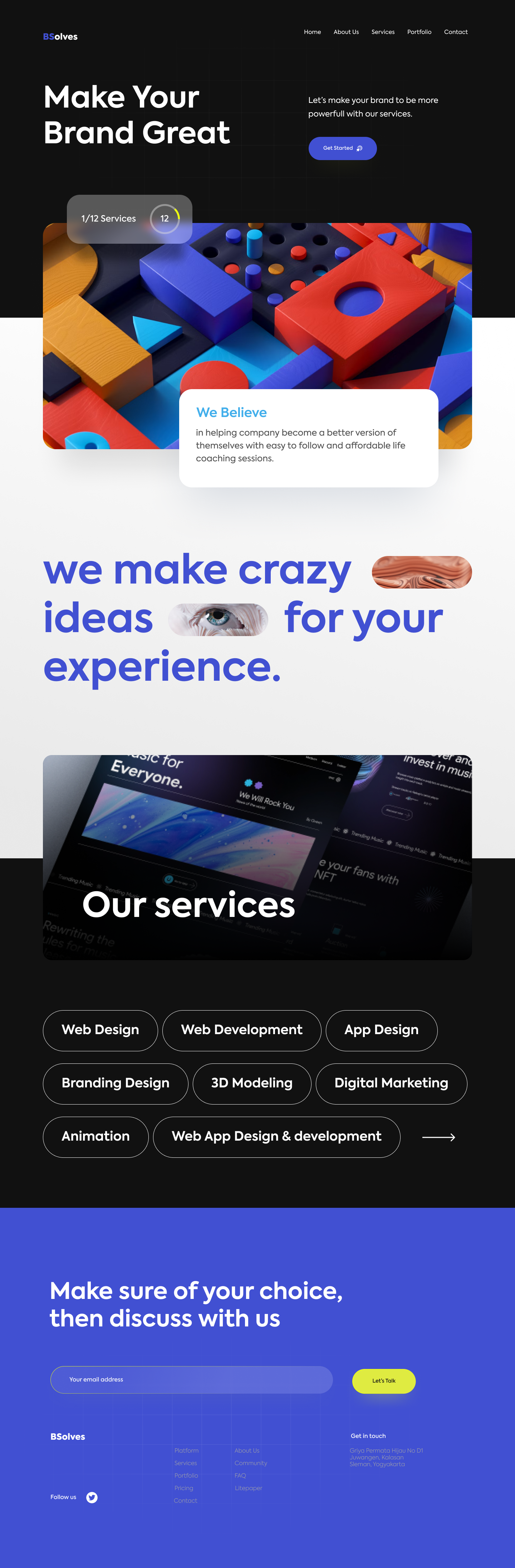 Digital Agency Website Design Animation By Permadi Satria Dewanto For ...