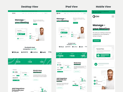 Otir Business Management Web agency website branding card clean website color complete website design desktop full website ipad logo mobile otir otir website responsive template trending ui ux website