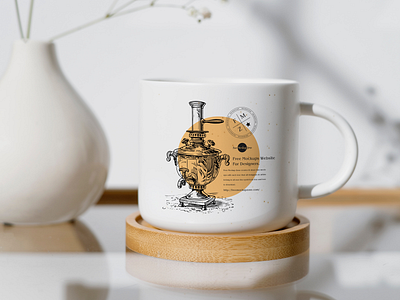 Free Ceramic Mug Logo Mockup logo mockup