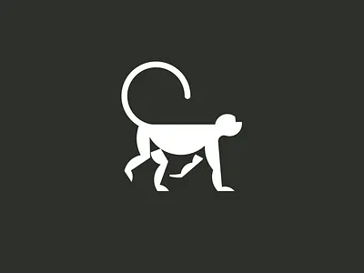 Monkey logo animal animal logo branding circular grid design graphicdesign logo logotype minimal monkey monkey logo
