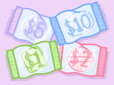 Candy Currency 🍬 art design digital art graphic design illustration procreate