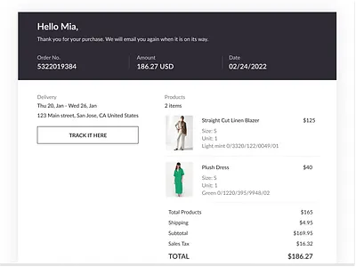 100-day design challenge #017 ecommerce email receipt graphic design ui