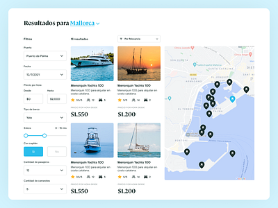 Boat Rental Platform basis grotesque boat cambon checkout platform rent rental ship ui ux yacht