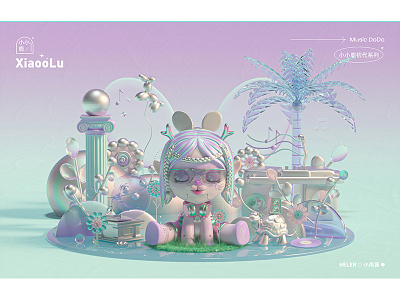 XiaooLu 3d c4d character design ip