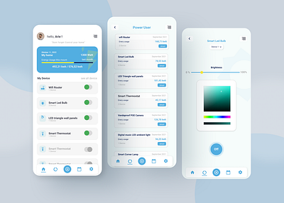 UI Design aplication smarthome control app design interaction figma graphic design mobile design smarthomeapp ttypography ui user interface ux wireframe