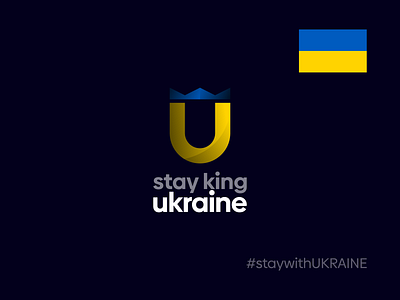 #staywithukraine | Stay With Ukraine brand identity branding design illustration king ukraine logo logo design logo designer modern logo peace save ukraine save ukraine peoples stay with ukraine stop war support ukraine take peace vector