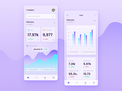 SEO App Design Exploration app home mobile dashboard seo ui user data user interface ux
