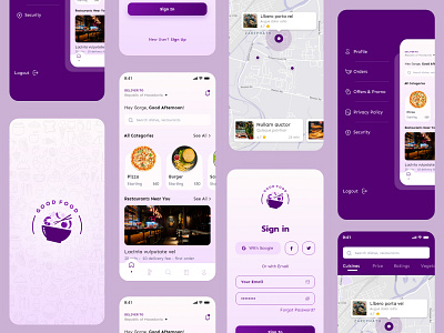 Trending Food Delivery App UI Design app like doordash doordash app food app design food delivery app food delivery app design food delivery app ui food delivery mobile app on demand food delivery app ui