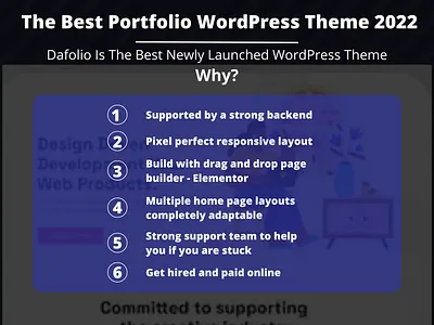 Best Portfolio elementor Page Builder wordpress theme bestwordpressthemes dafoliowptheme design wordpresstemplate wordpresstheme wordpressthemedesign wordpressthemesforbloggers