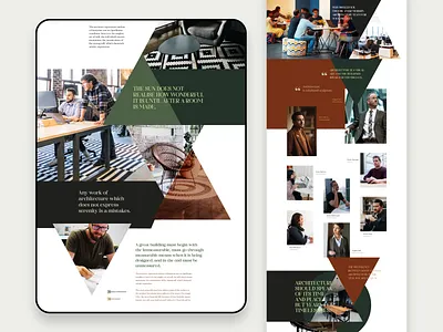 Amar - About design landing page ui ux web web design