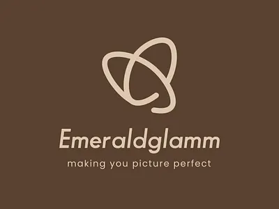 EmeraldGlamm - Design process branding design graphic design logo typography vector