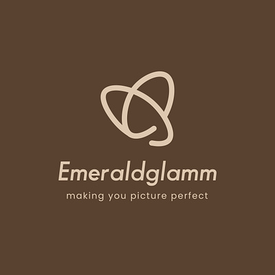 EmeraldGlamm - Design process branding design graphic design logo typography vector