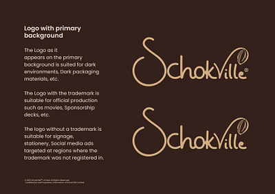 Schokville - Brand Identity branding design graphic design logo vector