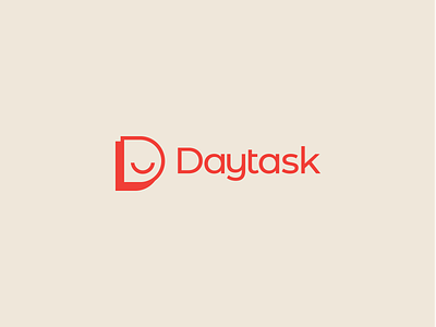 Daytask - Logo Design app icon bold brand branding fun identity letter d lettermark d logo design logomark minimalist mobile modern productivity simple smile stack symbol task visual