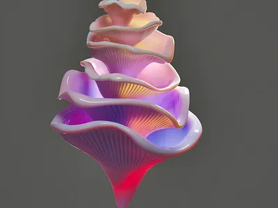 Alien Fungi 3d alien fungi nature plant