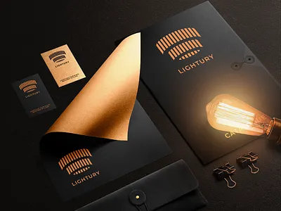 Premium Lighting Branding brand identity branding design illustration lighting brand logo logo design luxury branding luxury logo premium brand sophisticated brand upscale brand vector