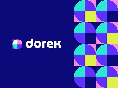 Dorek abstarct branding circle clever clock crypto d design flat geeometry icon letter logo mark minimal nft pattern tech time ui