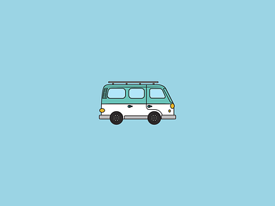 van life. illustration ui vector