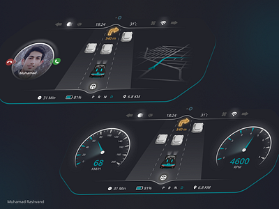 HMI Design animation automotive car car dashboard car navigation concept dashboard dotchallenge electric car hmi hmi design interaction design interactive navigation prototype tesla ui ui design uiux user interface