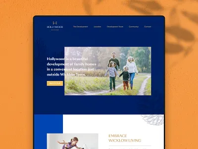 Hollywood — Home (Desktop 1) brand branding colour design identity logo property ui ux vector web