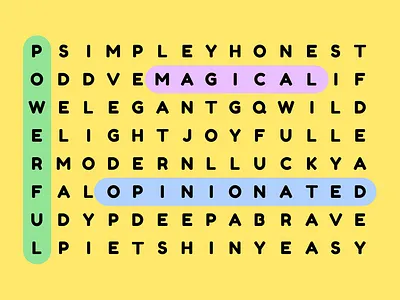 Design Principles Word Soup blog post design principles developer experiences dx graphic design word soup