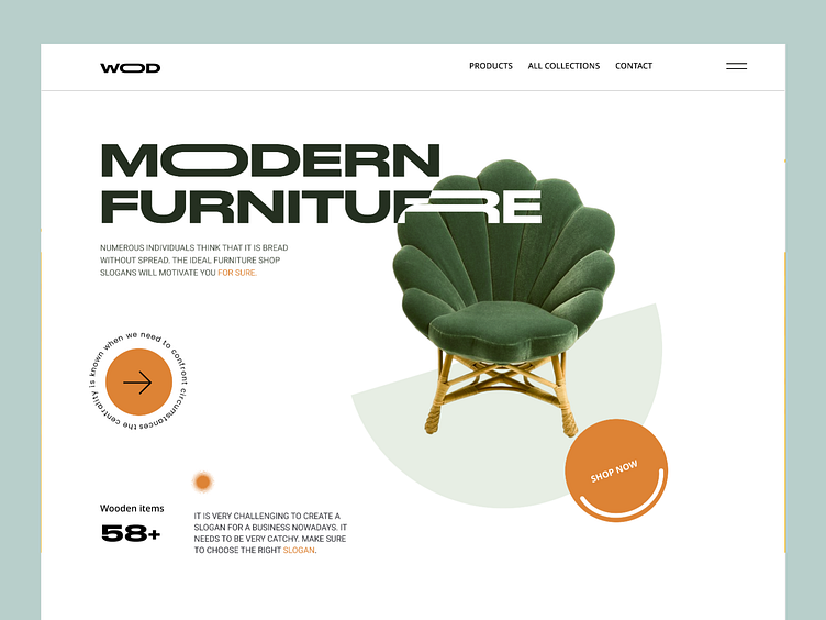 Modern Furniture Store Design by Ofspace on Dribbble