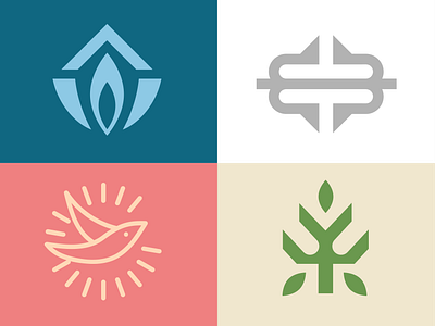 Logo Collection brand identity collection colorful icons logo icon