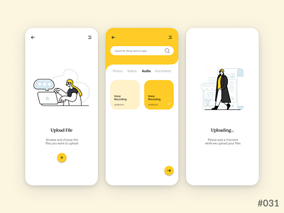 Daily UI #031 of 100 - File Upload app application branding dadailyui031 dailyui design file upload illustration logo ui ux uxui web design