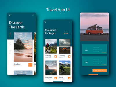 Travel App UI