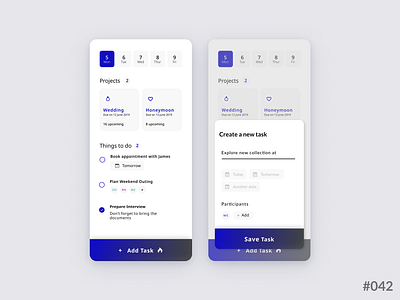 Daily UI #042 of 100 - To Do List app application branding dailyui dailyui042 design illustration learn list logo todo todolist ui ux uxui web design