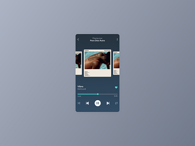 Daily UI 009 - Music player 009 dailyui design mobile music music player ui webdesign