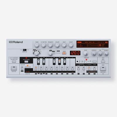 VST Ui Design - Roland TB-03 p.1 app app design dashboard design figma interface plugin ui uiux ux vst