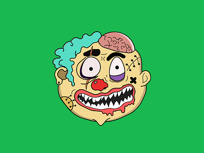 Two face 👥🤡😈 design graphic design illustration vector