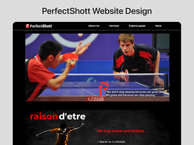 PerfectShott Website Design 3d analytics website animation branding design graphic design illustration logo motion graphics sports sports website sports website design ui ux vector website website design yamparala rahul yamparalamedia