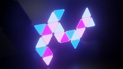 3D Modeling Nanoleaf Light 3d illustration modeling