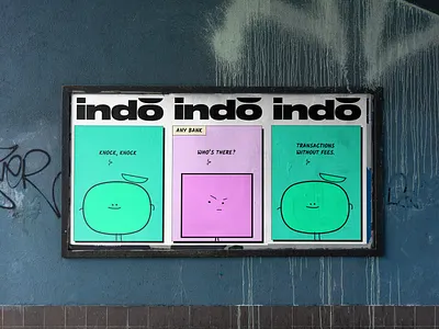 indó - Comic posters animation automotive bank branding comic design fintech graphic design illustration logo mobile motion ui website