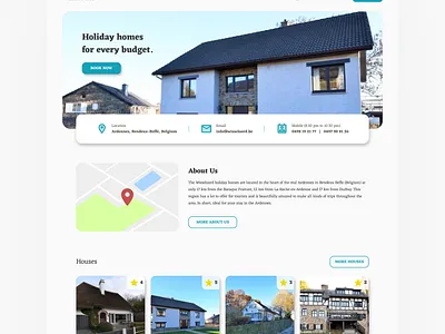 Hotel Profile Web accomodation branding company profile design hospitality hotels turqoise ui ux web