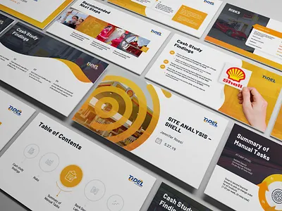 Shell Presentation Design fundraising pitch deck graphic design investor deck pitch deck powerpoint presentation design startup presentation