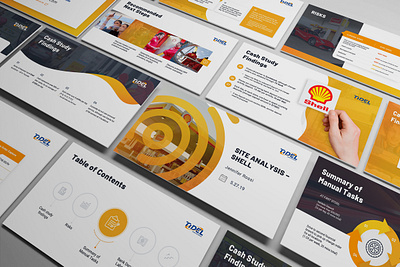 Shell Presentation Design fundraising pitch deck graphic design investor deck pitch deck powerpoint presentation design startup presentation