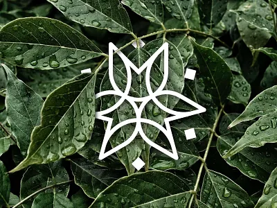 ANM Brand Mark branding design flower graphic design health healthcare illustration logo natural health nature