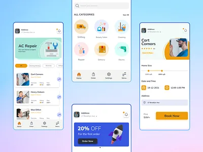 Geeks App UI/UX agency app geek service trending ui ux