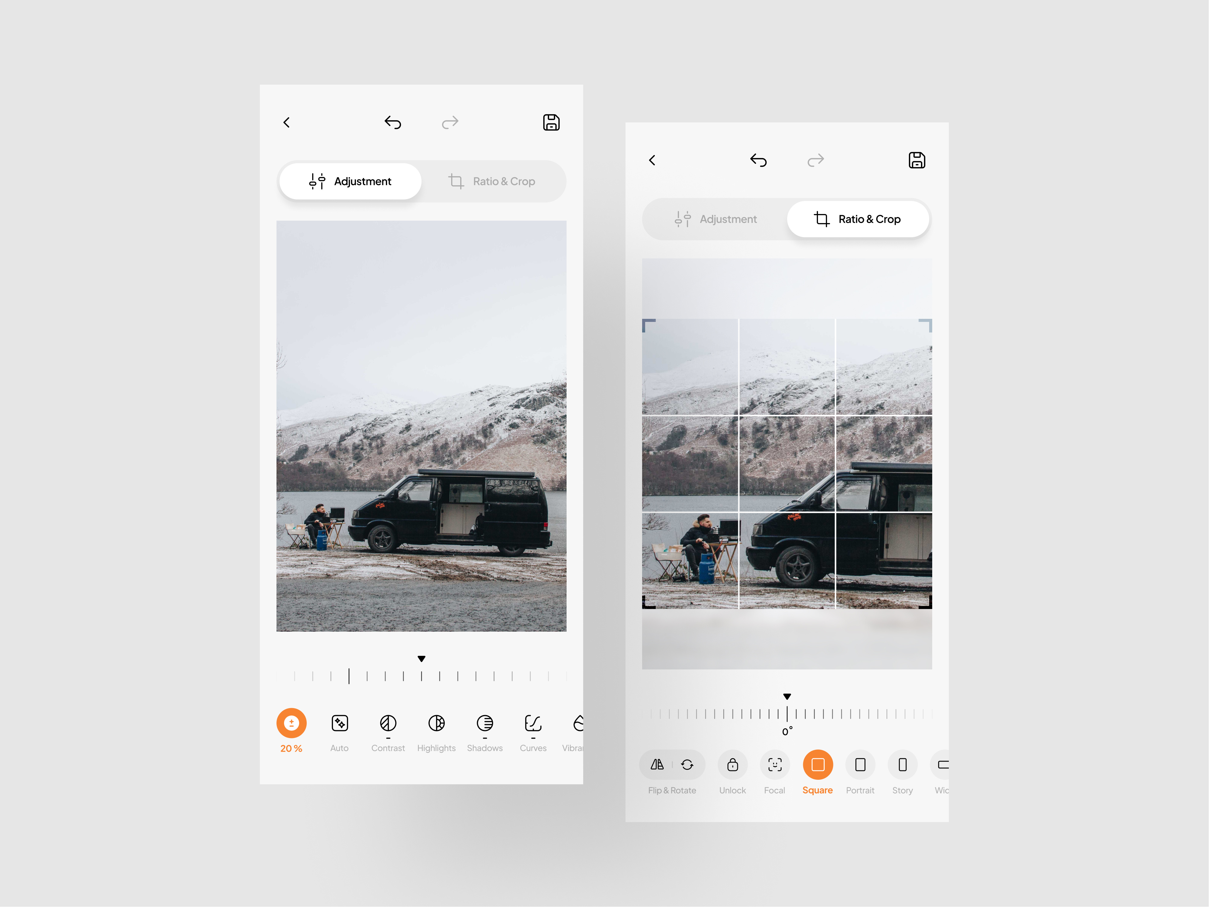 Photo Gallery App Light Mode 🔥 by Ho3ein for Pela Design on Dribbble